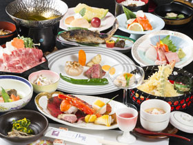 和会席膳・エゴマ豚しゃぶしゃぶ付き